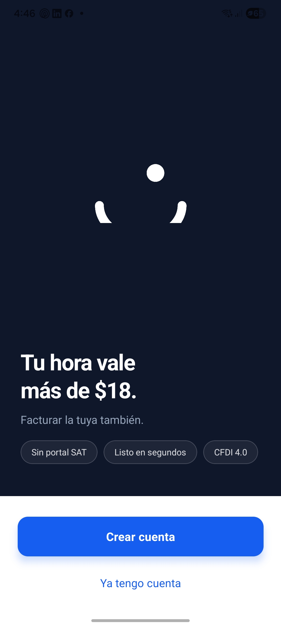 Inicio app